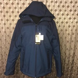 champion insulated hooded softshell jacket